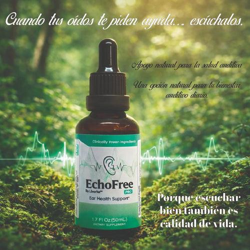 EchoFree PRO suplemento en gotas, frasco de 50 ml